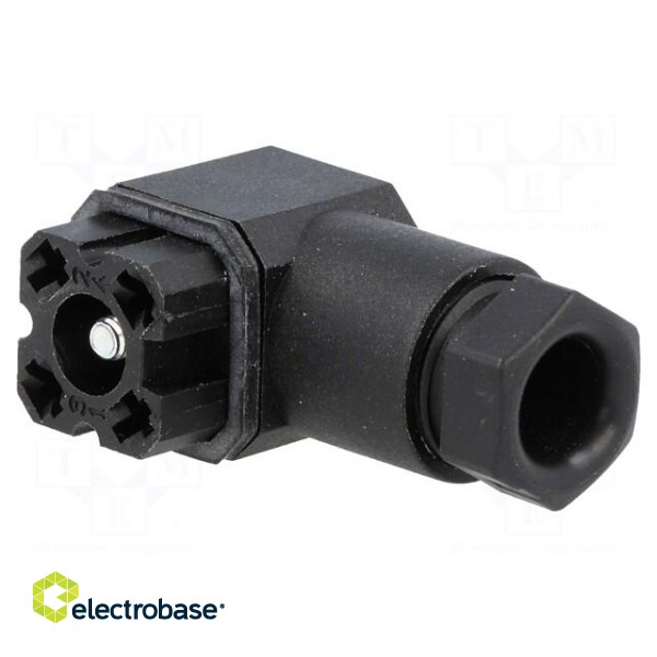 Connector: square | Series: G | plug | female | PIN: 4 | tinned | IP65 | 50V image 1
