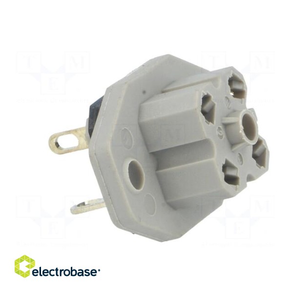 Connector: rectangular | G | socket | female | PIN: 4 | tinned | IP65 | grey image 8