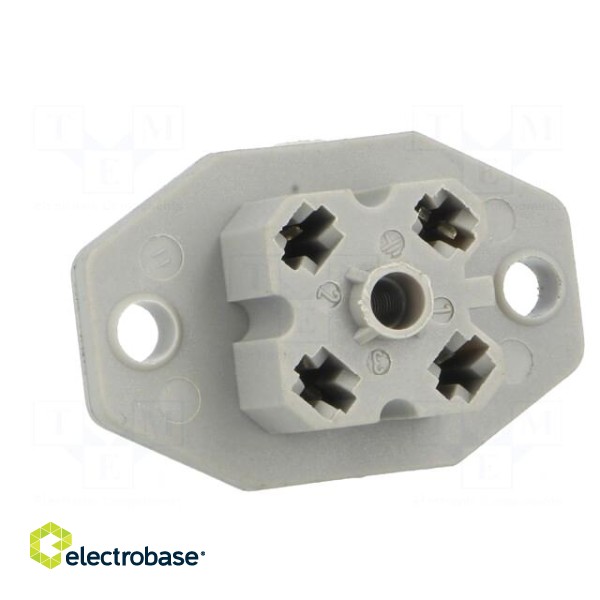 Connector: rectangular | G | socket | female | PIN: 4 | tinned | IP65 | grey image 9