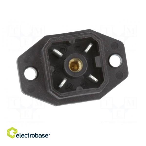 Connector: square | Series: G | socket | male | PIN: 4 | tinned | IP65 | 50V фото 9