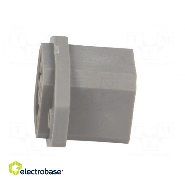 Connector: square | Series: G | socket | male | PIN: 4 | tinned | IP65 | 250V image 3