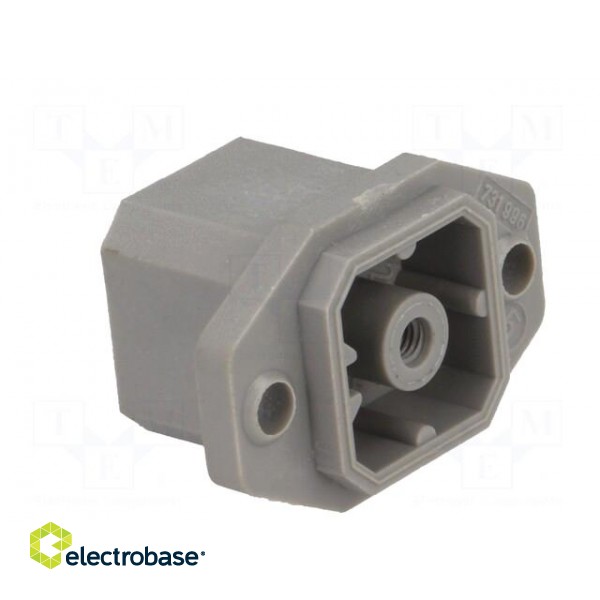 Connector: square | Series: G | socket | male | PIN: 4 | tinned | IP65 | 250V image 8