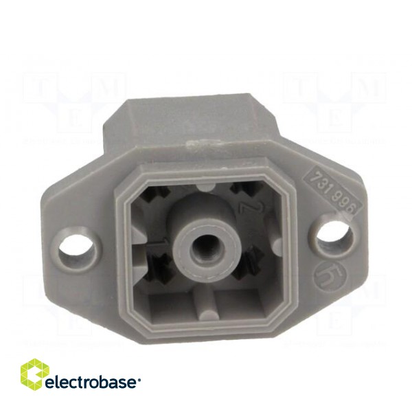 Connector: square | Series: G | socket | male | PIN: 4 | tinned | IP65 | 250V image 9