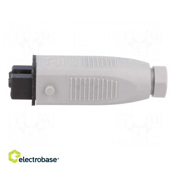 Connector: rectangular | ST | plug | female | PIN: 2 | tinned | IP54 | 16A image 3