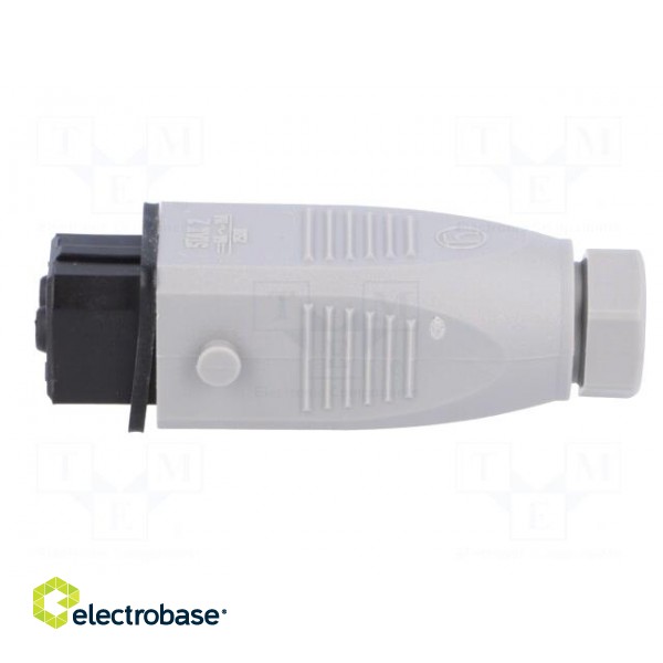 Connector: rectangular | ST | plug | female | PIN: 2 | tinned | IP54 | 16A image 3