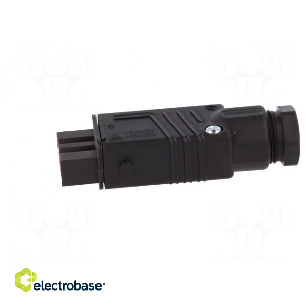 Connector: rectangular | ST | plug | female | PIN: 3 | tinned | IP54 | 16A image 3