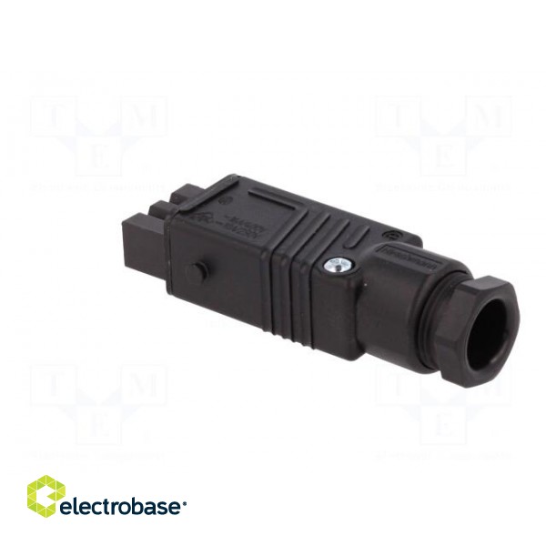 Connector: rectangular | ST | plug | female | PIN: 3 | tinned | IP54 | 16A image 4