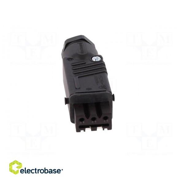 Connector: rectangular | ST | plug | female | PIN: 3 | tinned | IP54 | 16A фото 9