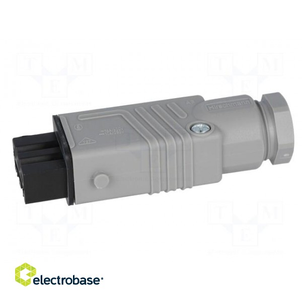 Connector: rectangular | ST | plug | female | PIN: 3 | tinned | IP54 | 16A image 3