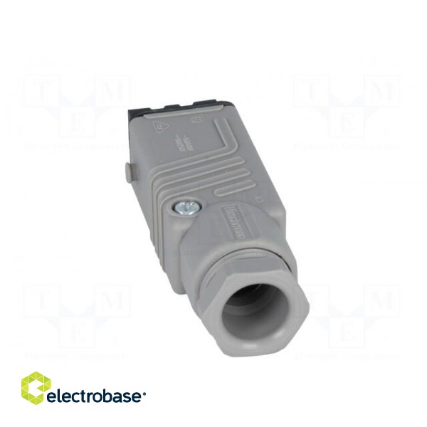 Connector: rectangular | ST | plug | female | PIN: 3 | tinned | IP54 | 16A image 5