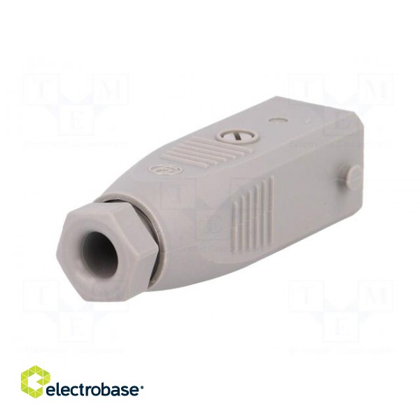 Connector: rectangular | ST | plug | male | PIN: 2 | tinned | IP54 | 16A фото 6