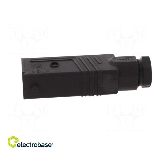 Connector: rectangular | ST | plug | male | PIN: 3 | tinned | IP54 | 16A фото 3