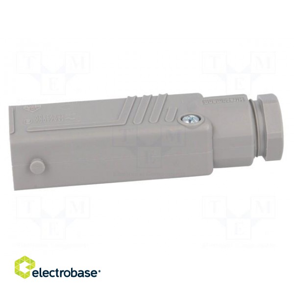Connector: rectangular | ST | plug | male | PIN: 3 | tinned | IP54 | 16A image 3