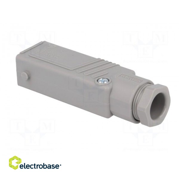 Connector: rectangular | ST | plug | male | PIN: 3 | tinned | IP54 | 16A image 4