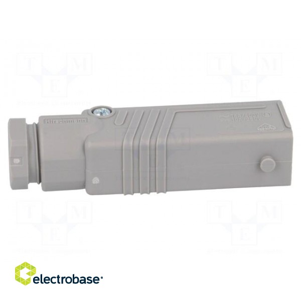 Connector: rectangular | ST | plug | male | PIN: 3 | tinned | IP54 | 16A фото 7
