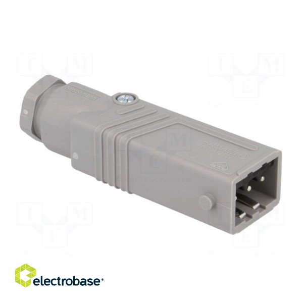 Connector: rectangular | ST | plug | male | PIN: 3 | tinned | IP54 | 16A image 8