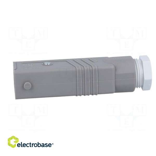 Connector: rectangular | ST | plug | male | PIN: 5 | silver plated | IP54 image 3