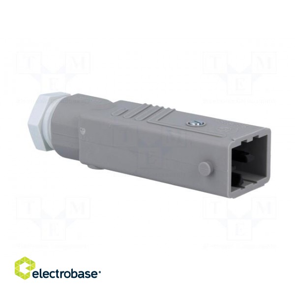 Connector: rectangular | ST | plug | male | PIN: 5 | silver plated | IP54 фото 8