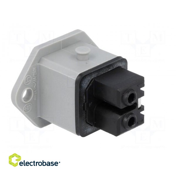 Connector: rectangular | ST | socket | female | PIN: 2 | coded | tinned image 8
