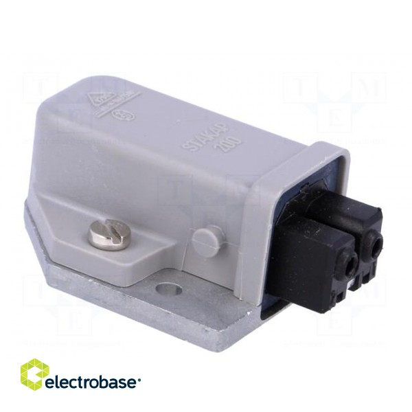 Connector: rectangular | ST | socket | female | PIN: 2 | coded | tinned image 8