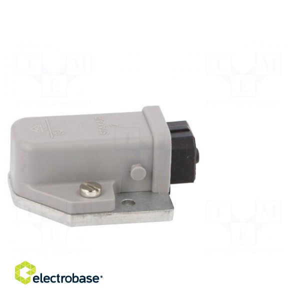 Connector: rectangular | ST | socket | female | PIN: 2 | tinned | IP54 | 16A фото 7