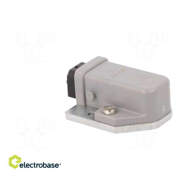 Connector: rectangular | ST | socket | female | PIN: 2 | tinned | IP54 | 16A image 4
