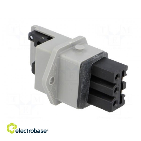 Connector: rectangular | ST | socket | female | PIN: 3 | tinned | IP54 | 16A image 8