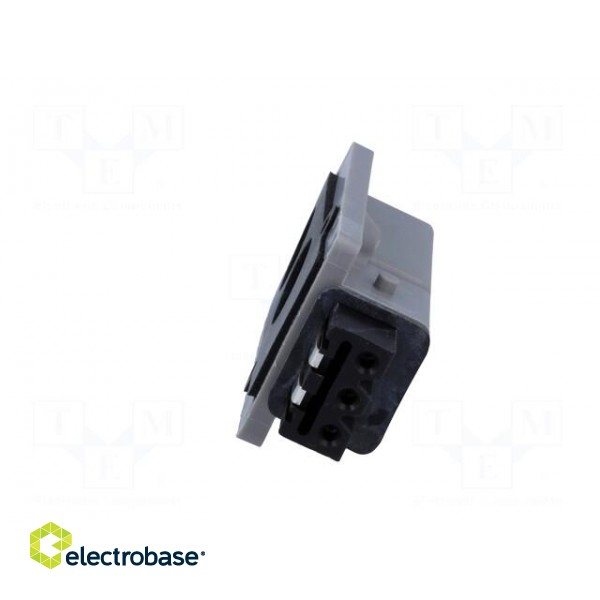 Connector: rectangular | ST | socket | female | PIN: 3 | tinned | IP54 | 16A фото 9