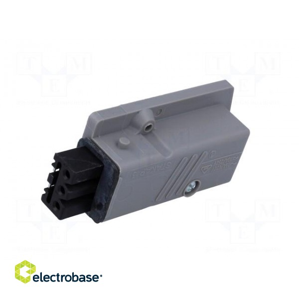 Connector: rectangular | ST | socket | female | PIN: 3 | tinned | IP54 | 16A фото 2