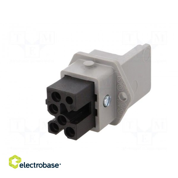 Connector: rectangular | ST | socket | female | PIN: 5 | silver plated image 2