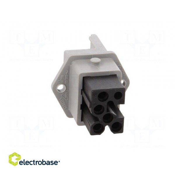 Connector: rectangular | ST | socket | female | PIN: 5 | silver plated фото 9