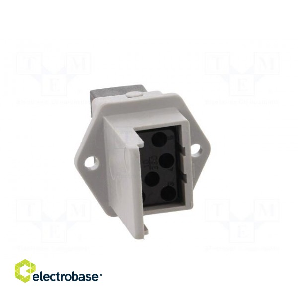 Connector: rectangular | ST | socket | female | PIN: 5 | silver plated фото 5