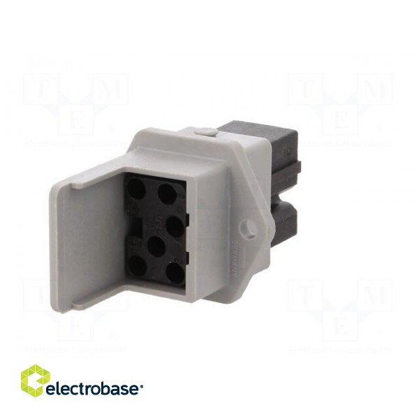 Connector: rectangular | ST | socket | female | PIN: 5 | silver plated image 6
