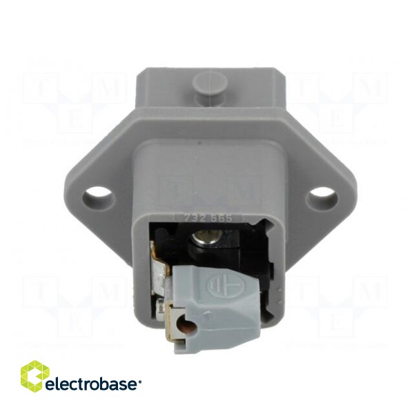 Connector: rectangular | ST | socket | male | PIN: 2 | coded | tinned | IP54 image 5