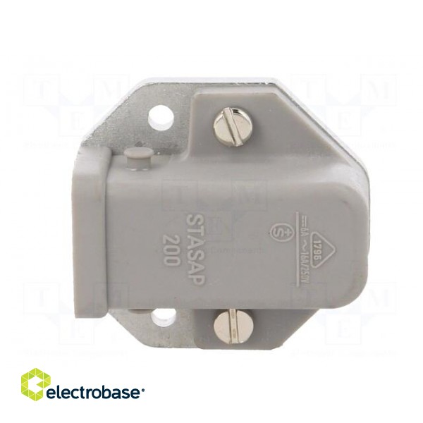 Connector: rectangular | ST | socket | male | PIN: 2 | coded | tinned | IP54 paveikslėlis 3