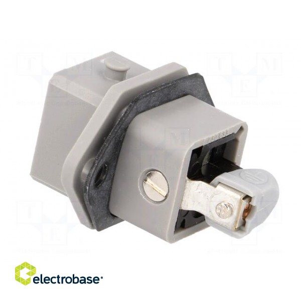 Connector: rectangular | ST | socket | male | PIN: 2 | tinned | IP54 | 16A image 4