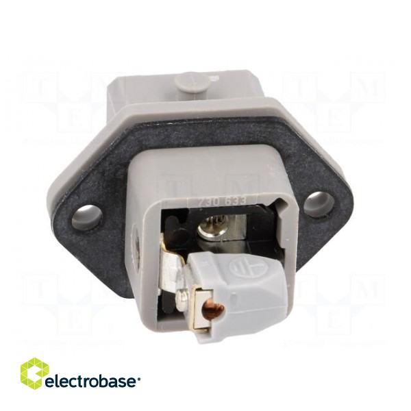 Connector: rectangular | ST | socket | male | PIN: 2 | tinned | IP54 | 16A image 5
