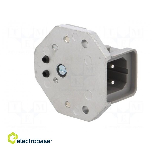 Connector: rectangular | ST | socket | male | PIN: 2 | tinned | IP54 | 16A image 8
