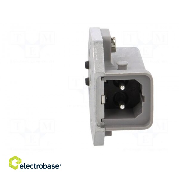 Connector: rectangular | ST | socket | male | PIN: 2 | tinned | IP54 | 16A фото 9