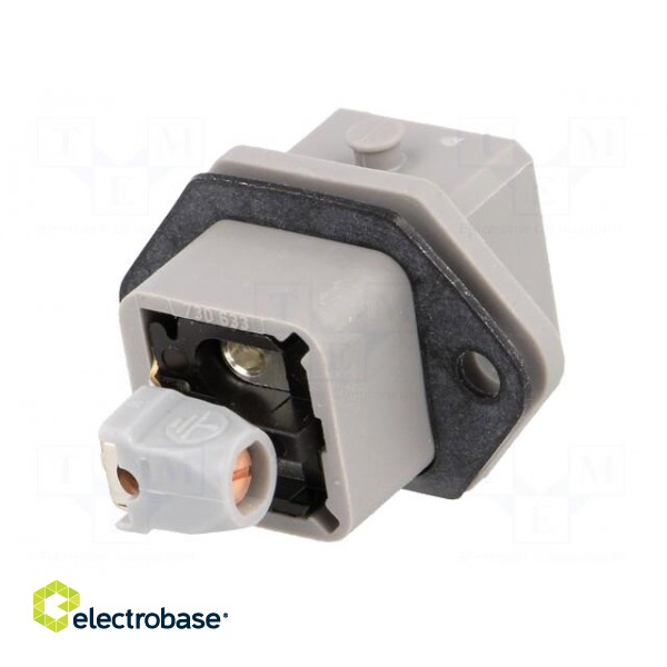 Connector: rectangular | ST | socket | male | PIN: 2 | tinned | IP54 | 16A image 6