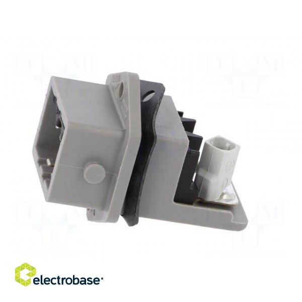Connector: rectangular | ST | socket | male | PIN: 3 | tinned | IP54 | 16A фото 3