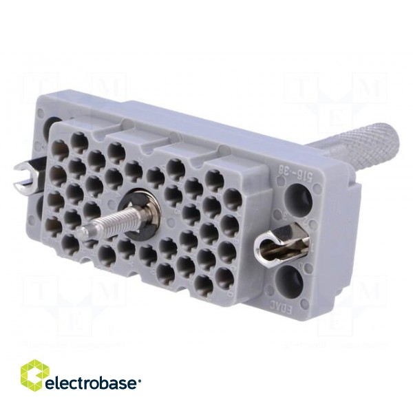 Connector: rectangular | socket | hermaphrodite | Mat: polycarbonate image 1