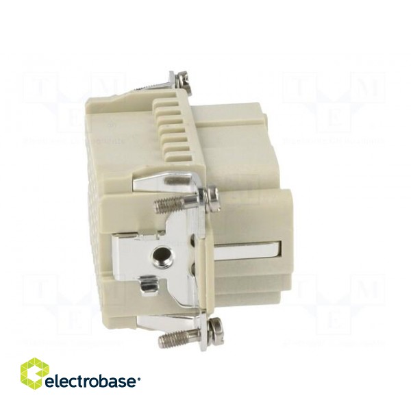 Connector: HDC | contact insert | female | DDD | PIN: 42 | 42+PE | crimped image 7
