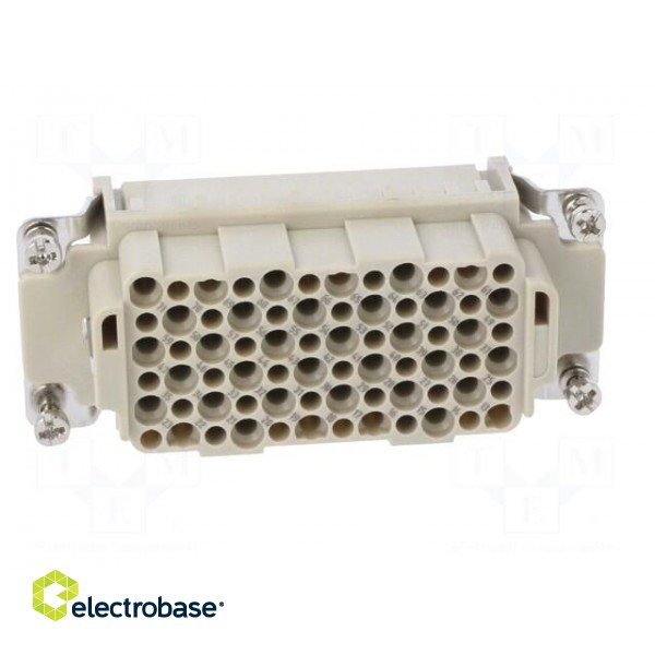 Connector: HDC | contact insert | female | DDD | PIN: 72 | 72+PE | crimped paveikslėlis 9