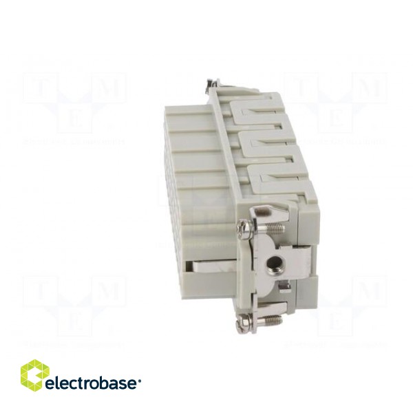 Connector: HDC | contact insert | female | DEE | PIN: 46 | 46+PE | crimped image 3