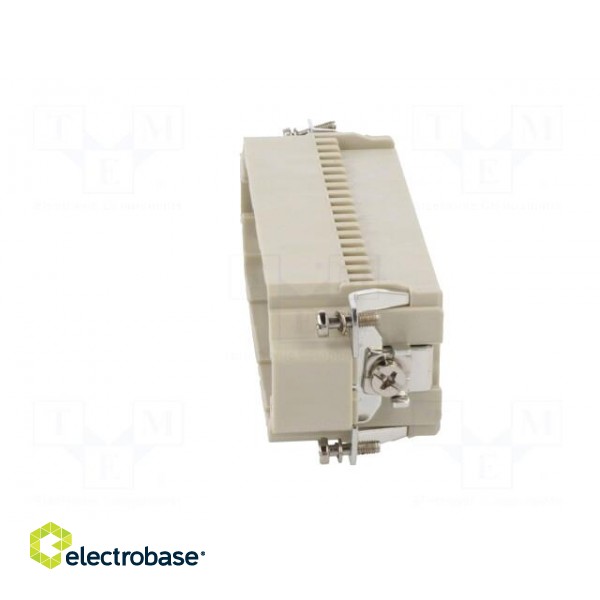 Connector: HDC | contact insert | male | DDD | PIN: 108 | 108+PE | crimped image 3