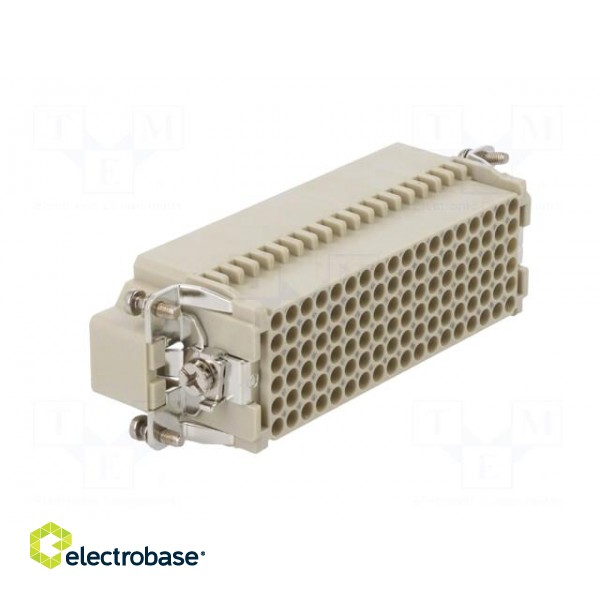Connector: HDC | contact insert | male | DDD | PIN: 108 | 108+PE | crimped image 4