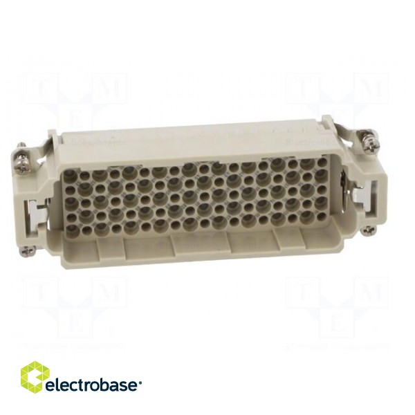 Connector: HDC | contact insert | male | DDD | PIN: 108 | 108+PE | crimped image 9