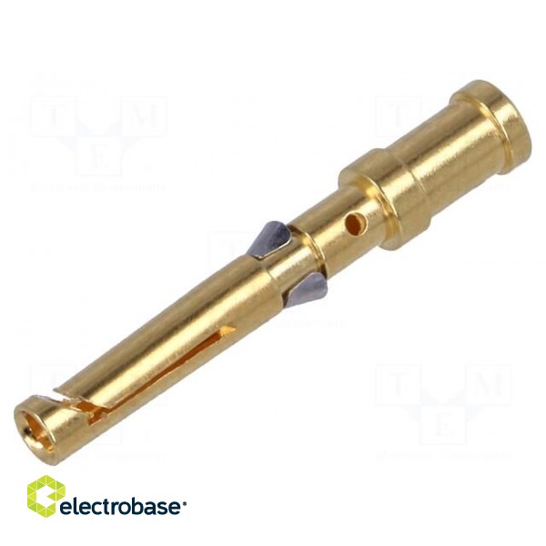 Contact | female | 1.5mm2 | 16AWG | gold-plated | crimped | bulk | 10A