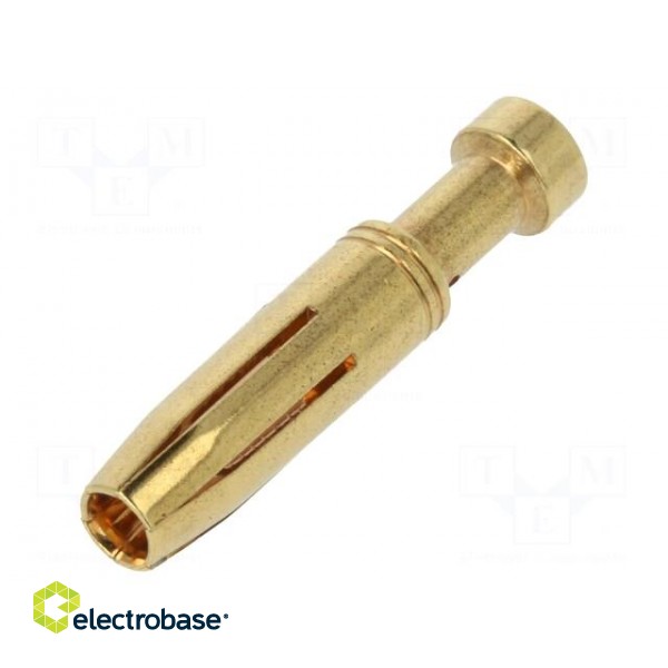 Contact | female | 1.5mm2 | 16AWG | gold-plated | crimped | bulk | 16A